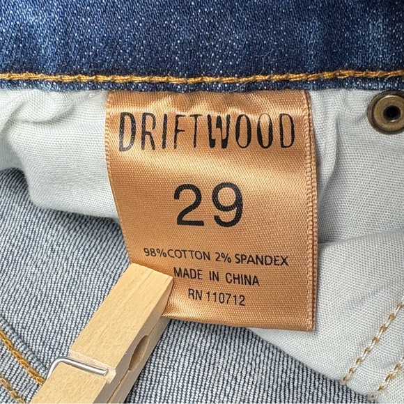 Anthropologie Driftwood Candace Mid-Rise Floral Embroidered Ankle Jeans Size 29 - Picture 15 of 16